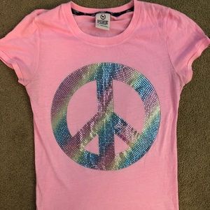 Victoria’s Secret pink T-shirt